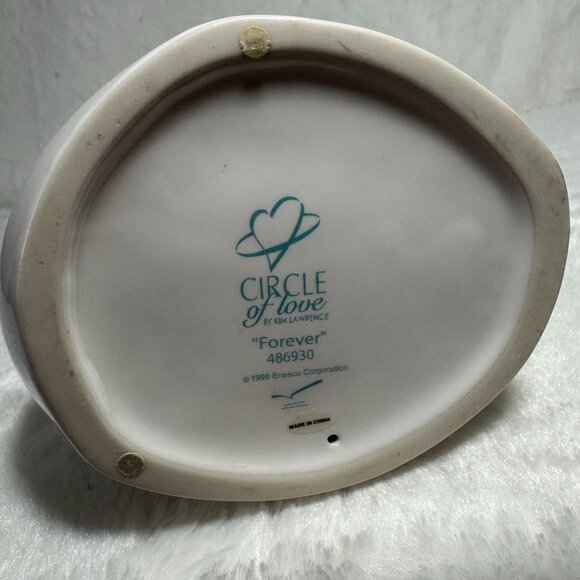 Circle Of Love By Kim Lawrence "Forever" Figurine Enesco 1998 Romantic Sculpture - Picture 4 of 6